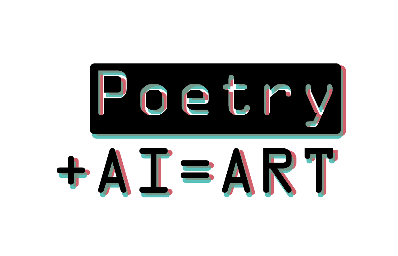 Logo Poetry+AI=Art